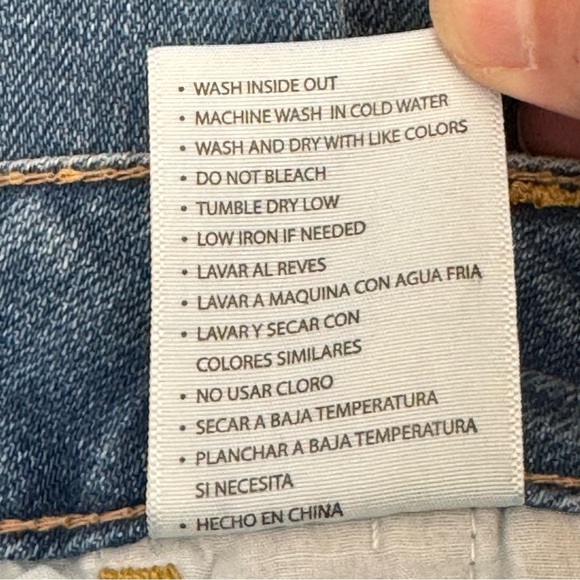 KanCan Medium Wash High Rise Trouser Wide Leg Jeans 13/30 - Picture 8 of 8